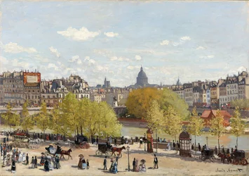Quai du Louvre, Parijs, 1866-67
